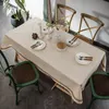 Tischdecke Rechteckig Leinenoptik Stickerei, Tischtuch Produktbild-Vorschau 6