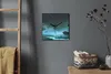 Coloray Uhr auf Leinwand 30x30 cm Wand Uhr Dekoration Produktbild-Vorschau 4