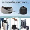 Nackenkissen Flugzeug Reisekissen 100% Memory Foam 360º Produktbild-Vorschau 5