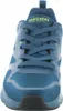 A close-up, front-facing view of a blue Skechers sneaker. Produktbild-Vorschau
