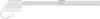 A white adjustable curtain rod with a hook on the left end, shown against a white background. Produktbild-Vorschau