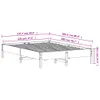 Massivholzbett ohne Matratze Wachsbraun 120x200 cm Produktbild-Vorschau 8