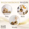 IvoQ złoty ceramiczny zestaw wazonów - elegancki i Podgląd zdjęcia produktu 4
