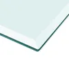 Close-up view of the corner of a clear glass sheet. Produktbild-Vorschau