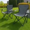 2er Set Campingstuhl CLIFTON Grau inkl. Tasche Angelstuhl Produktbild-Vorschau 2