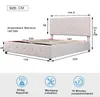 Boxspringbed 140x200 cm met hydraulische opbergruimte, Productafbeelding-voorbeeld 2