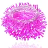 A coiled string of pink LED lights on a white background. Produktbild-Vorschau