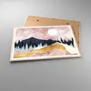 Gerahmtes Poster - Rahmen in heller Eiche - Grafik Modern Produktbild-Vorschau 3