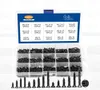 Sada 450 mini skrutiek (2,3, 2,6, 3,0 mm, zápustná, čierna) Náhľad obrázku produktu 1