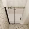 110x195cm Walkin 180°Falttür+Drehtür NANO Glas Eckeinstieg Produktbild-Vorschau 4