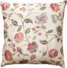 Kissen-Bezug bunte Blumen auf Jaquard Stoff 50x50 cm Produktbild-Vorschau 1