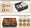 Collage of product images and feature highlights for a storage dresser. Podgląd zdjęcia produktu