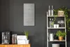 Wohnzimmer Leinwand Uhr Geräuschlos Küche 30x60 Ziegel, Produktbild-Vorschau 2
