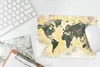 MuchoWow® Mauspad Mousepad Weltkarte - Zeitung - Gold 27x18 Produktbild-Vorschau 5