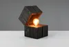 Lampada da tavolo Treasure nera 1xE14x10W in legno, Anteprima dell’immagine prodotto 6