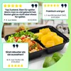 10 Essensboxen mit Deckel & 3 Trennfächern, Meal Prep Boxen Produktbild-Vorschau 5