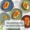 6 Steingut Teller Hochwertige Speiseteller Geschirr Produktbild-Vorschau 5