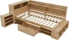 MODFU Lit Enfant 90x200 cm - Lit Avec Rangement en Bois Voir les images du produit 8