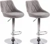 TPFLiving 2er Set Barhocker Lazius Gestell Metall in Produktbild-Vorschau 1