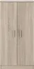 Dmora Armadio Multiuso 2 Ante Akimera 36x108h cm Marrone Anteprima dell’immagine prodotto 6