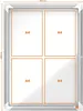 Nobo 1902577, Wewnętrzna, Srebrny, Biały, Aluminium, Stal, Podgląd zdjęcia produktu 5