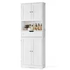 BEALIFE Hoge badkamerkast 60x30x170 cm | Met 4 deuren, Productafbeelding-voorbeeld 2