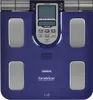 A top-down view of a blue Omron Karada Scan body composition monitor on a white background. Podgląd zdjęcia produktu