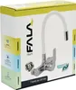 Küchenarmatur, Wandarmatur flexible, weiß, Wasserhahn, Produktbild-Vorschau 7