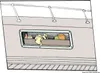 ABS-Seitenablage weiß 540 x 244 x 120 mm , 1 Stück Produktbild-Vorschau 4