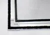 Close-up of the corner of a window screen with brush seals. Produktbild-Vorschau