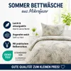 Sommer Bettwäsche 135x200 cm Mikrofaser –   – Mit Produktbild-Vorschau 2