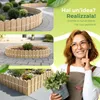 be4nature Bordura da giardino in legno flessibile 10 x 200 Anteprima dell’immagine prodotto 5