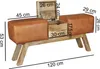 WOHNLING Turnbock Sitzbank Braun Aufbewahrungsfach 120 x 29 Produktbild-Vorschau 2