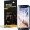A product box for a screen protector is shown next to a cracked smartphone screen. Produktbild-Vorschau