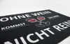 Ohne Wein kommst Du hier nicht rein Fußmatte Produktbild-Vorschau 4