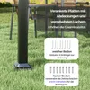 COSTWAY Pergola mit Schiebedach, 3,1x3,1m Pavillon Produktbild-Vorschau 9