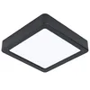 Eglo LED Deckenleuchte Aufbaupanel Fueva 5 Schwarz 16x16cm Produktbild-Vorschau 1