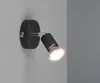 LED Wandstrahler Spot 1 flammig Schwarz Deckenstrahler Produktbild-Vorschau 1