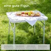 tectake® Campingtisch Lothar klappbar 75 x 55 x 68 cm Produktbild-Vorschau 4