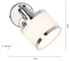Lampa ścienna, chrom, żelazo, tkanina, L 17 cm Podgląd zdjęcia produktu 7