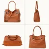 TANTOMI Henkeltasche  Leder Schultertasche Handtasche Top Produktbild-Vorschau 7