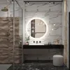 Puluomis miroir de salle de bain antibuée 70cm avec horloge Voir les images du produit 7