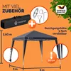 CASARIA® Gazebo da Giardino Capri 3x3m Pop-Up Protezione Anteprima dell’immagine prodotto 6