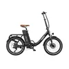 A black electric bicycle is shown against a white background. Produktbild-Vorschau