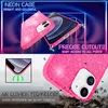 NALIA Glitzer Hülle mit Kette für iPhone 12 mini, Glitter Produktbild-Vorschau 2