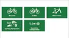 A collage of icons representing different categories of cycling products. Anteprima dell’immagine prodotto