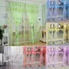 1x2m Tulpe Blumendruck Tuell Voile Vorhang Fenster Vorhang Produktbild-Vorschau 2