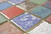 buntes Keramikmosaik Vintage Retro used look Mosaikfliese Produktbild-Vorschau 3