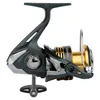 A side view of a fishing reel against a white background. Produktbild-Vorschau