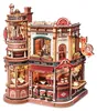 ROKR 3D dřevěné puzzle „Kávová továrna“, pohyblivé, s Náhled obrázku produktu 1